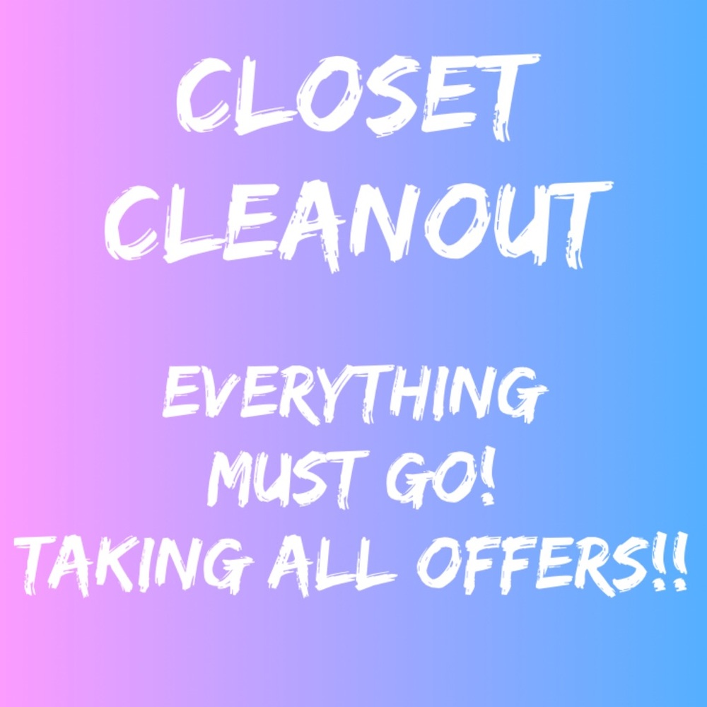 CLOSET CLEANOUT